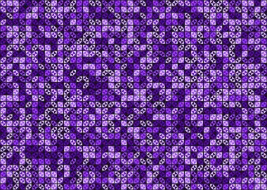 Soyut Geometrik Desen üretken hesaplama sanatı çizimi