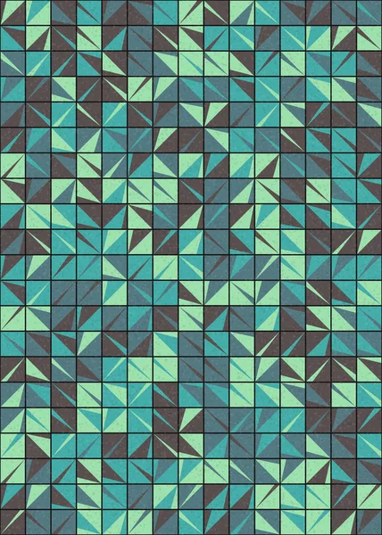 Abstrakte Geometrische Muster Generative Computergestützte Kunstillustration — Stockvektor