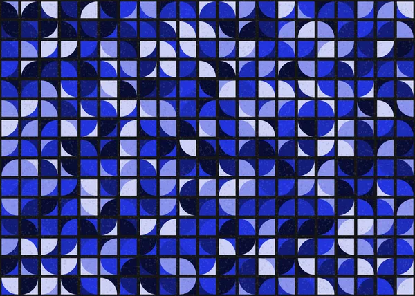 Абстрактная Геометрическая Иллюстрация Генеративного Вычислительного Искусства — стоковый вектор