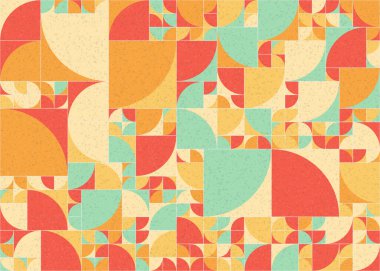 Soyut Geometrik Desen üretken hesaplama sanatı çizimi