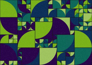 Soyut Geometrik Desen üretken hesaplama sanatı çizimi