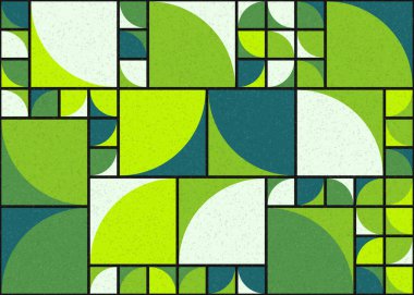 Soyut Geometrik Desen üretken hesaplama sanatı çizimi 