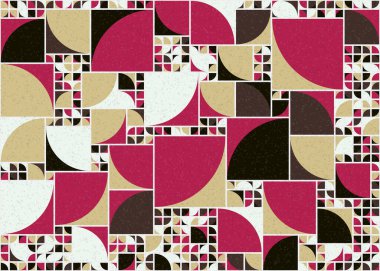 Soyut geometrik desen, sanat çizimi