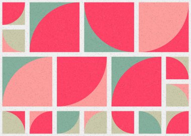 Soyut Geometrik Desen üretken hesaplama sanatı çizimi 