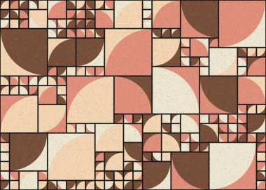 Soyut Geometrik Desen üretken hesaplama sanatı çizimi 