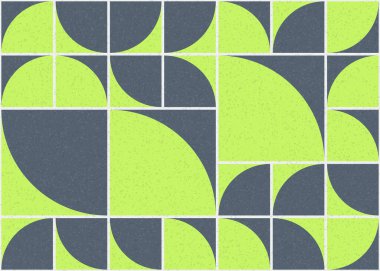 Soyut Geometrik Desen üretken hesaplama sanatı çizimi