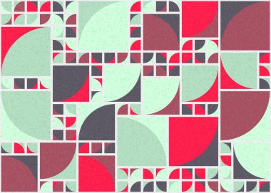 Soyut geometrik desen, sanat çizimi