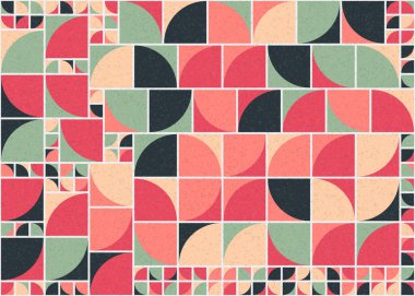 Soyut Geometrik Desen üretken hesaplama sanatı çizimi 