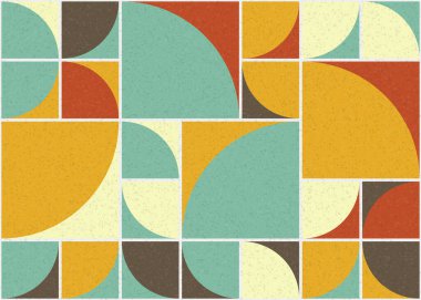 Soyut Geometrik Desen üretken hesaplama sanatı çizimi 