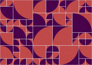 Soyut Geometrik Desen üretken hesaplama sanatı çizimi 