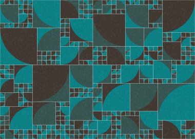 Soyut Geometrik Desen üretken hesaplama sanatı çizimi