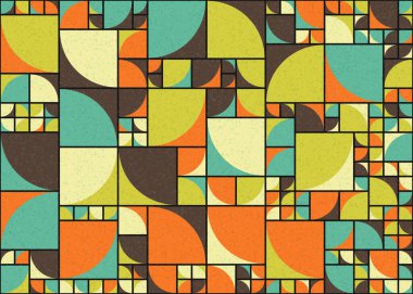 Soyut geometrik desen, sanat çizimi