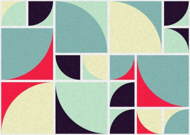 Soyut Geometrik Desen üretken hesaplama sanatı çizimi