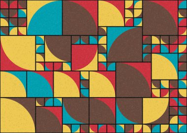 Soyut Geometrik Desen üretken hesaplama sanatı çizimi