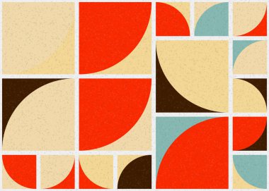 Soyut geometrik desen, sanat çizimi