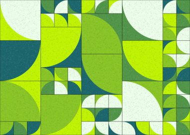 Soyut Geometrik Desen üretken hesaplama sanatı çizimi