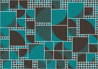 Soyut geometrik desen, sanat çizimi