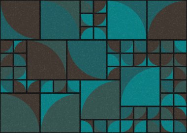 Soyut geometrik desen, sanat çizimi