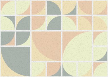 Soyut Geometrik Desen üretken hesaplama sanatı çizimi 