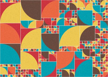 Soyut Geometrik Desen üretken hesaplama sanatı çizimi