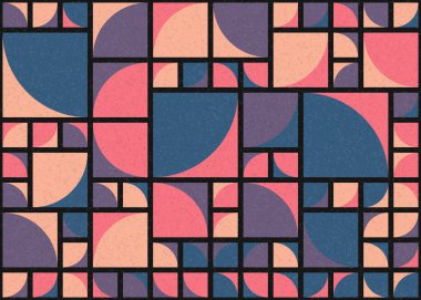 Soyut geometrik desen, sanat çizimi