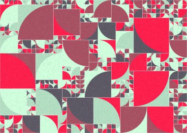 Soyut Geometrik Desen üretken hesaplama sanatı çizimi