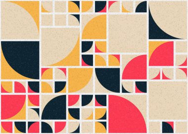 Soyut Geometrik Desen üretken hesaplama sanatı çizimi