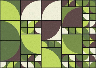 Soyut Geometrik Desen üretken hesaplama sanatı çizimi 