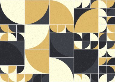 Soyut geometrik desen, sanat çizimi