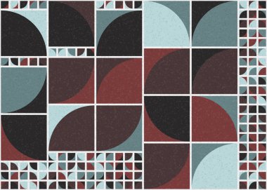 Soyut Geometrik Desen üretken hesaplama sanatı çizimi