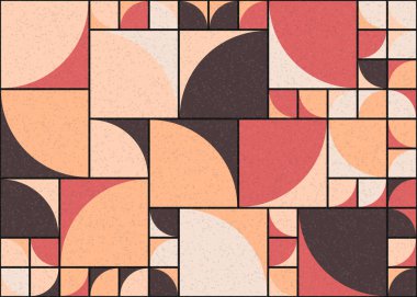 Soyut Geometrik Desen üretken hesaplama sanatı çizimi