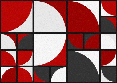 Soyut Geometrik Desen üretken hesaplama sanatı çizimi 