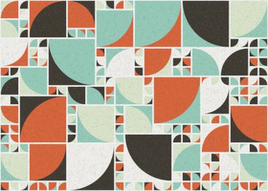 Soyut geometrik desen, sanat çizimi