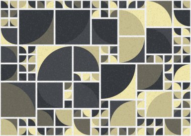 Soyut Geometrik Desen üretken hesaplama sanatı çizimi 