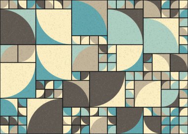 Soyut Geometrik Desen üretken hesaplama sanatı çizimi