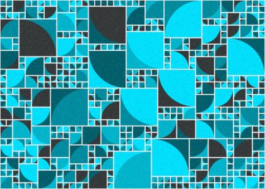 Soyut Geometrik Desen üretken hesaplama sanatı çizimi