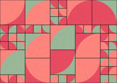 Soyut geometrik desen, sanat çizimi