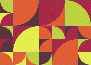 Soyut geometrik desen, sanat çizimi