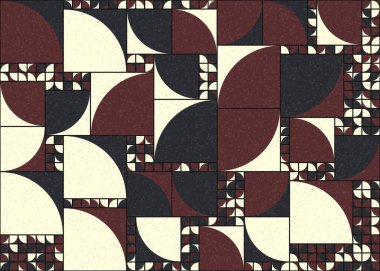 Soyut geometrik desen, sanat çizimi