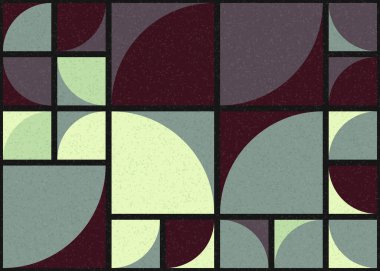 Soyut Geometrik Desen üretken hesaplama sanatı çizimi