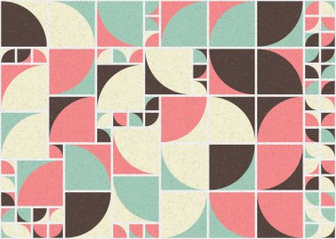 Soyut geometrik desen, sanat çizimi