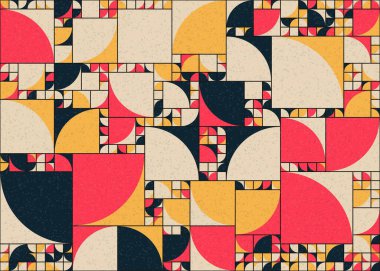 Soyut Geometrik Desen üretken hesaplama sanatı çizimi 