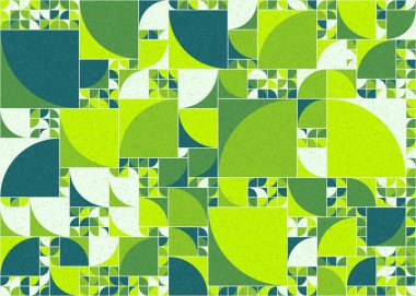 Soyut Geometrik Desen üretken hesaplama sanatı çizimi 