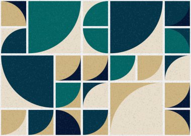 Soyut Geometrik Desen üretken hesaplama sanatı çizimi