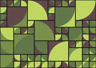 Soyut geometrik desen, sanat çizimi