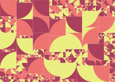 Soyut Geometrik Desen üretken hesaplama sanatı çizimi 