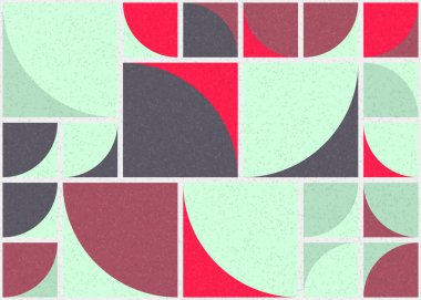 Soyut Geometrik Desen üretken hesaplama sanatı çizimi 