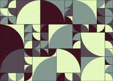 Soyut geometrik desen, sanat çizimi