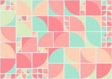 Soyut Geometrik Desen üretken hesaplama sanatı çizimi 