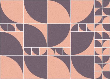 Soyut geometrik desen, sanat çizimi